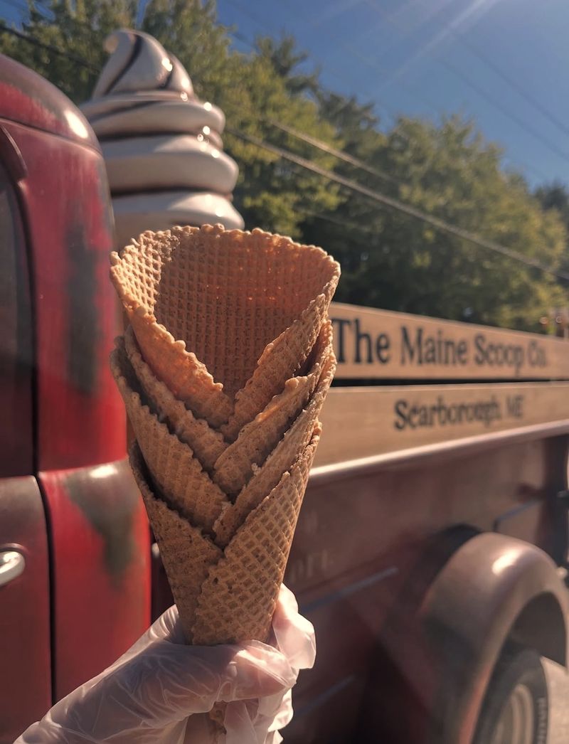 Homemade GF and Vegan waffle cones